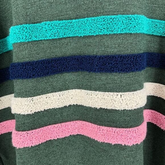 Sundry Green Galen Chenille Terry Striped Hoodie NWT - Picture 5 of 13